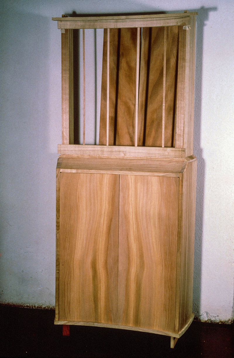 Showcase Cabinet of Cherry Wood